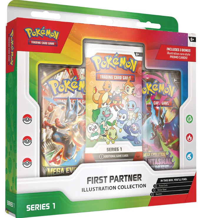 Pokemon - First Partner Illustration Collection Box Vol.1