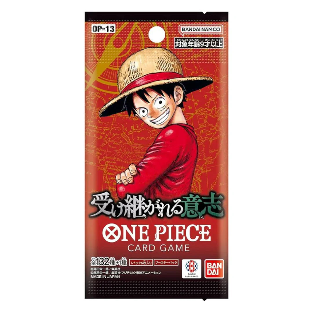 OP13 - Carrying On His Will - Booster Pack (Japansk)