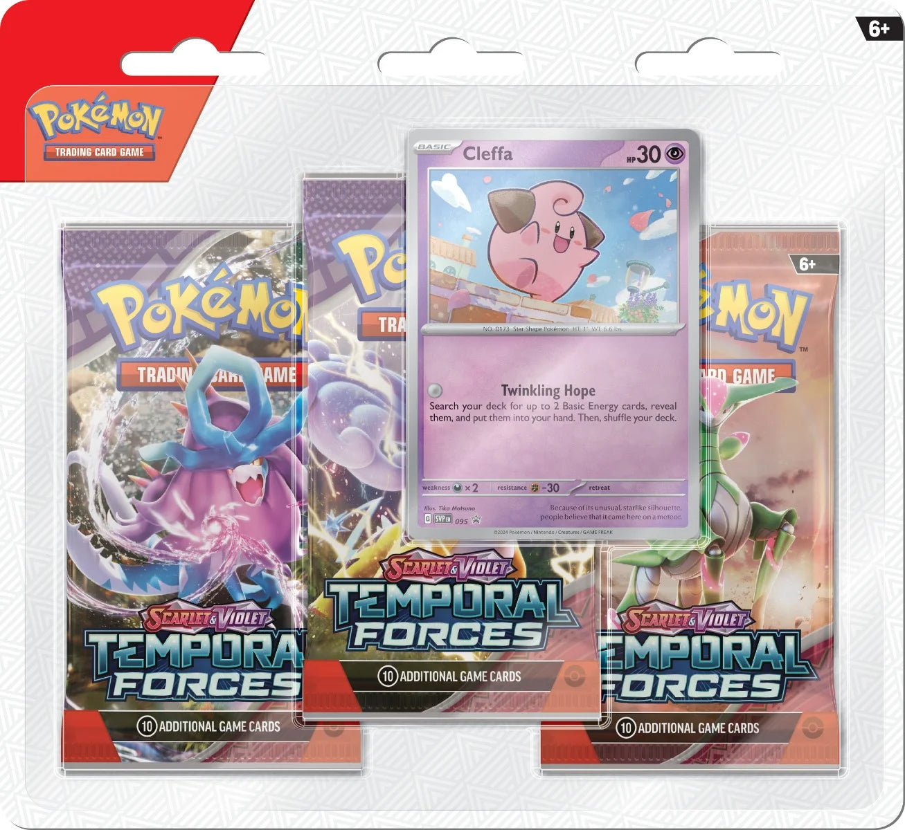 Pokemon - Temporal Forces - 3 pack Blister
