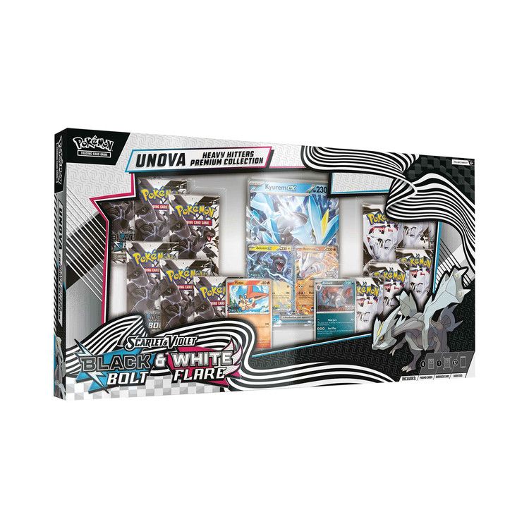 Pokemon - Black Bolt/White Flare Unova Heavy Hitters - Premium Collection Box (Åpnes Live)