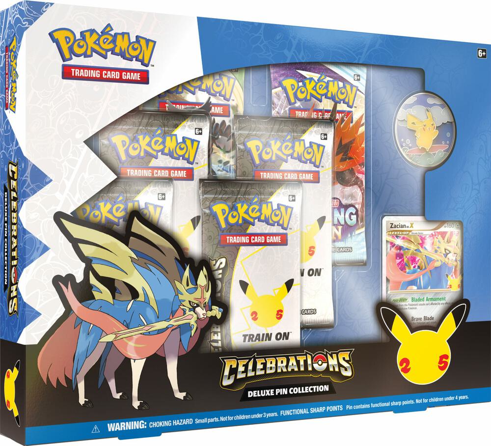 Pokemon - Celebrations - Deluxe Pin Collection Box (Zacian)