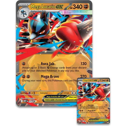 Pokemon - Mega Lucario ex Figure - Collection Box