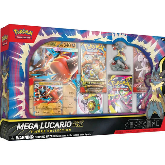 Pokemon - Mega Lucario ex Figure - Collection Box