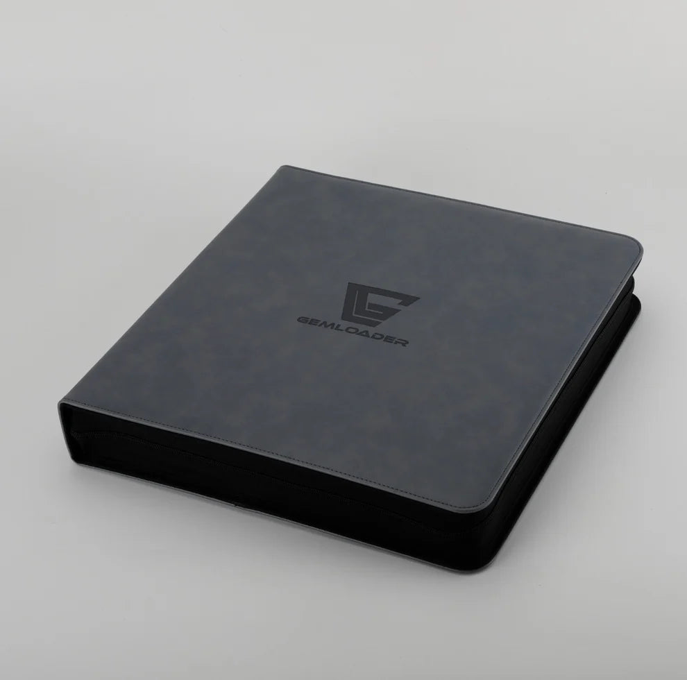 Gemloader Premium Toploader Binder 4X3 (336 lommer) Grå