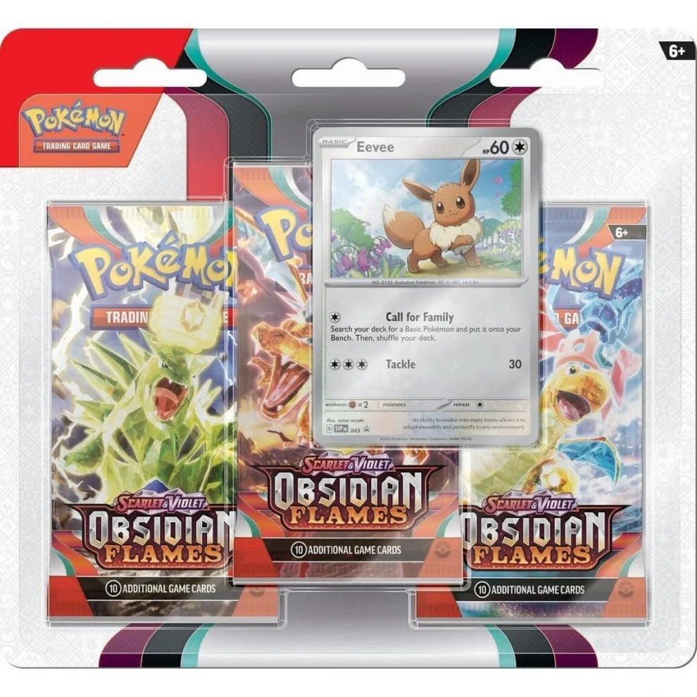 Pokemon - Obsidian Flames - 3 Pack Blister