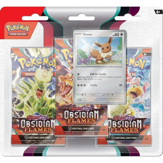 Pokemon - Obsidian Flames - 3 Pack Blister