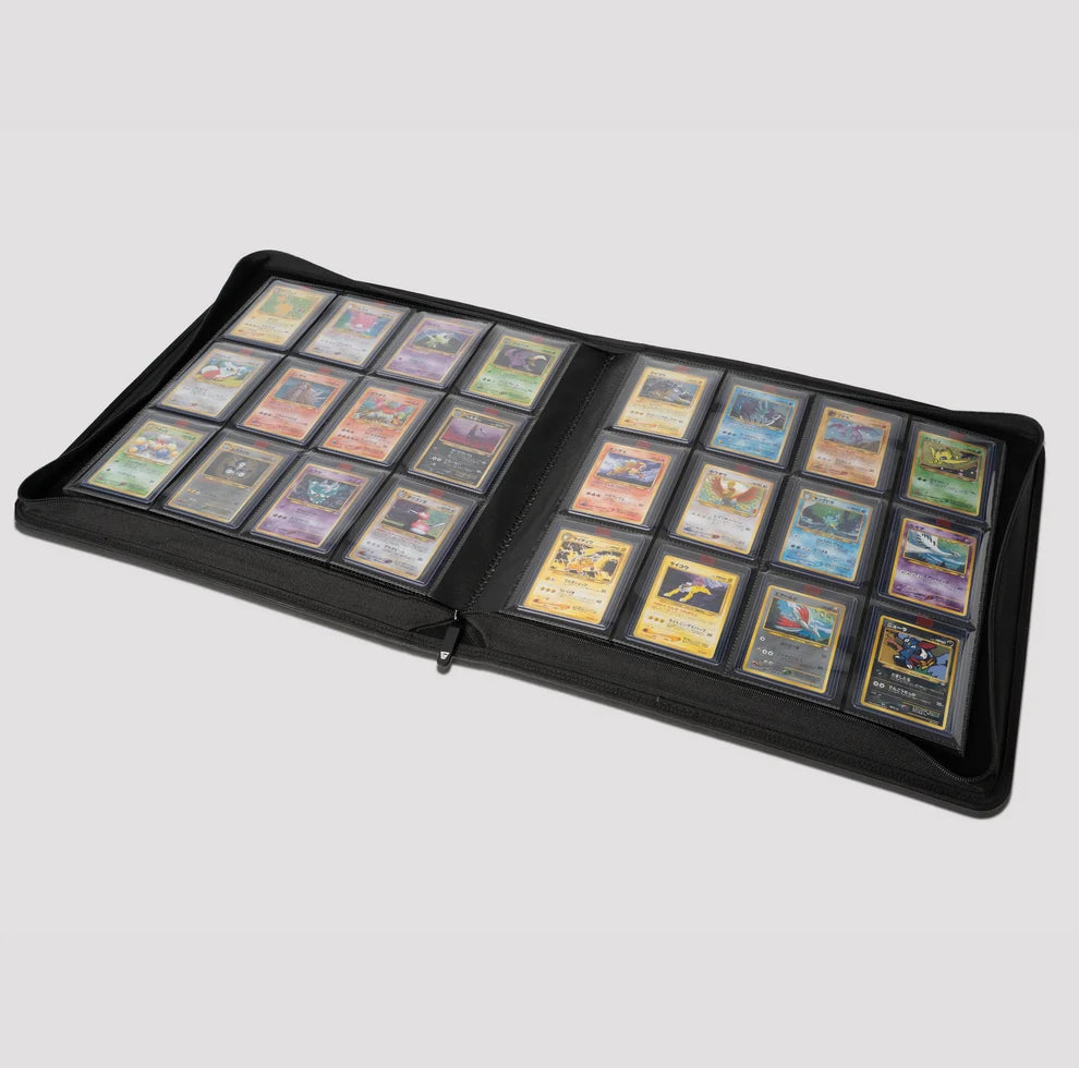 Gemloader Premium Toploader Binder 4X3 (336 lommer) Grå
