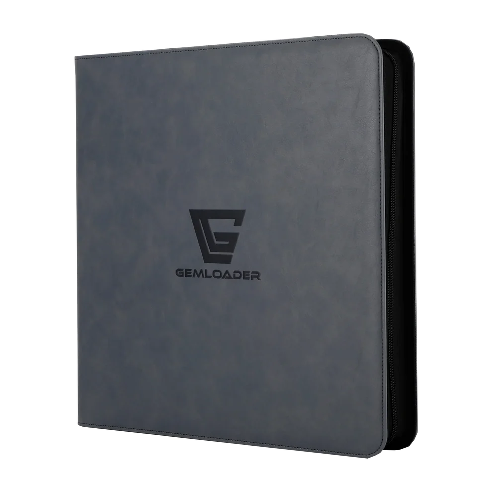 Gemloader Premium Toploader Binder 4X3 (336 lommer) Grå