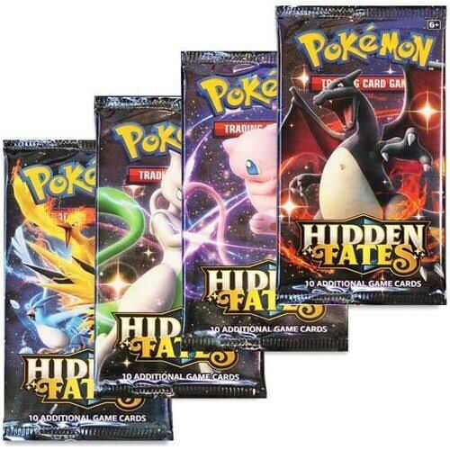 Pokemon - Hidden Fates - 4x Booster Pack (ART SET)