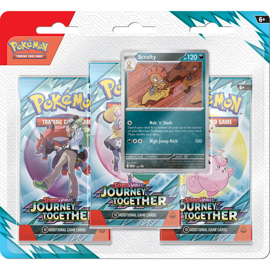 Pokemon - Journey Together - 3 pack Blister