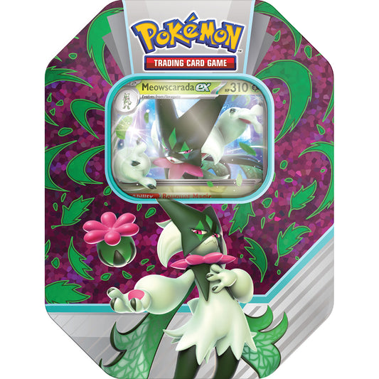 Pokemon - Paldean Partners - Meowscarada EX Tin Box
