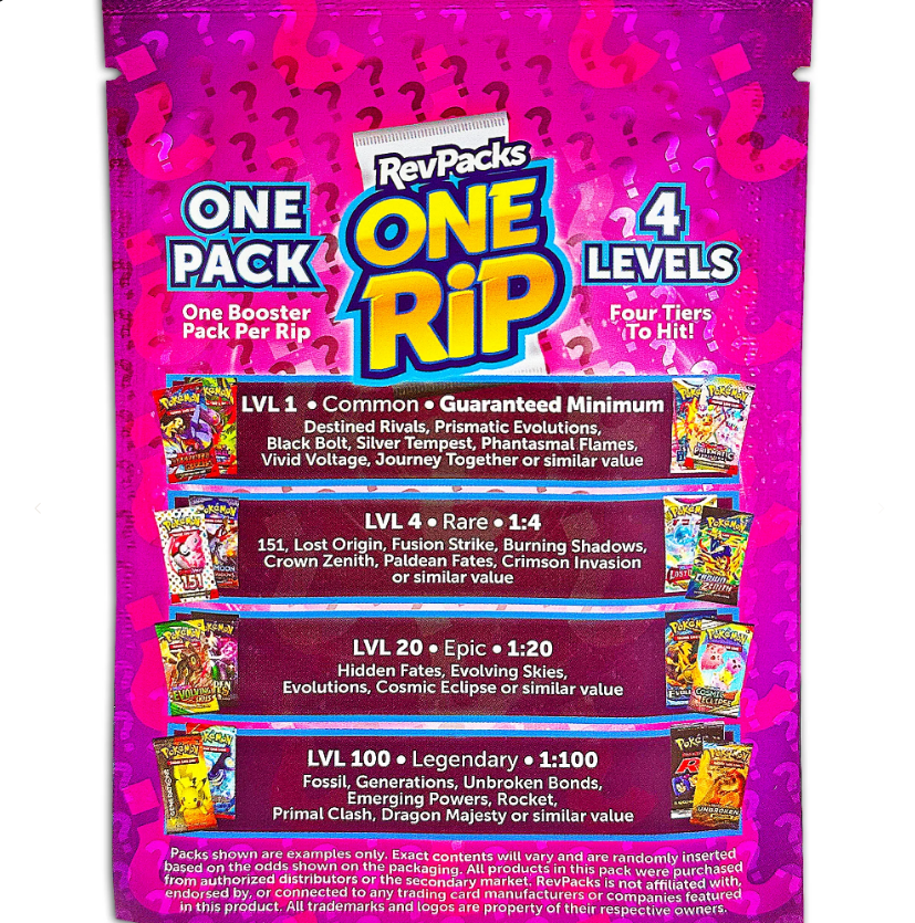 Pokemon - RevPacks OneRip (Forhåndsbestilling) (Forventet 15.07.26)