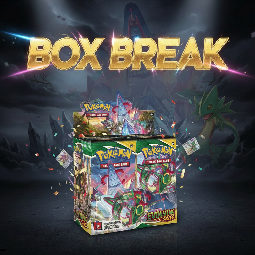 Pokemon - Evolving Skies - Booster Pack (BOX BREAK 08.09) (ÅPNES LIVE)