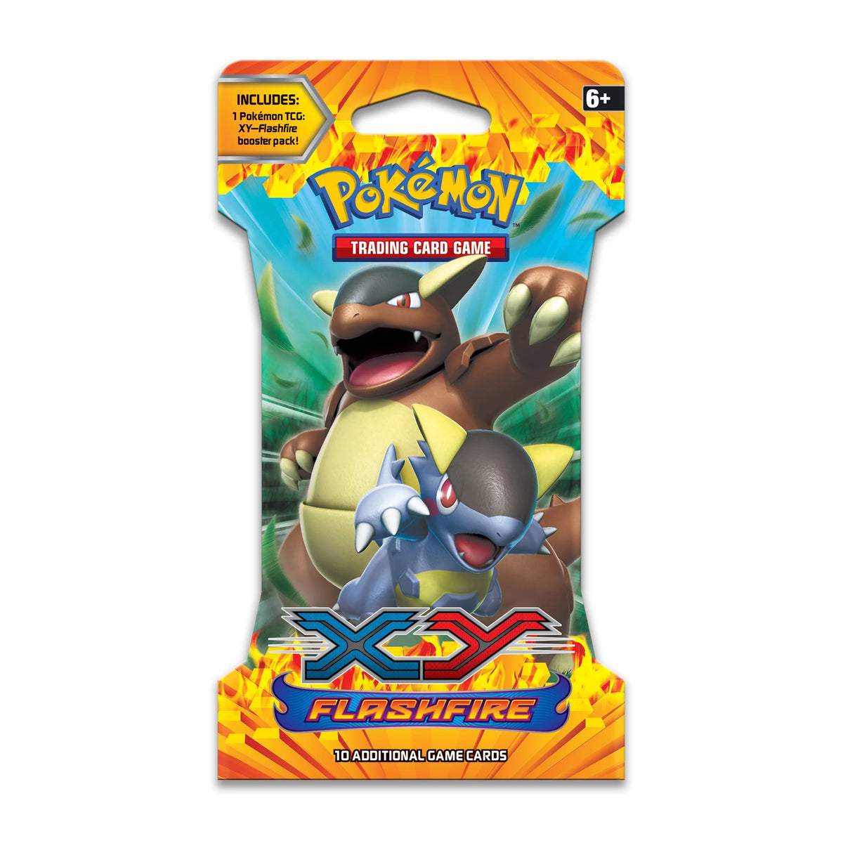 Pokemon - XY Flashfire - Sleeved Booster Pack SKIP THE LINE (ÅPNES LIVE)
