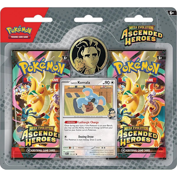 Pokemon - Ascended Heroes - 2 Pack Blister (Tilfeldig Promo)